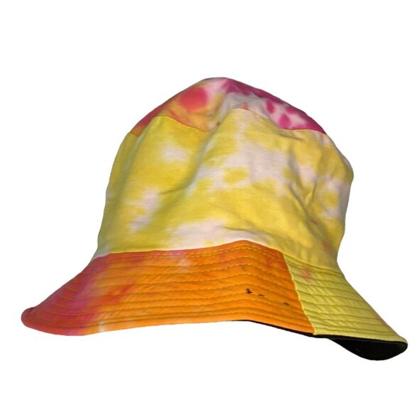 Set of 2 bucket hats Canada Maple Leaf Embroidered & Tie-Dye Reversible - Picture 3 of 10